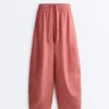 Pantaloni balon din 100% in