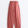 Pantaloni balon din 100% in