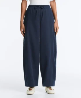 Pantaloni balon din amestec de bumbac