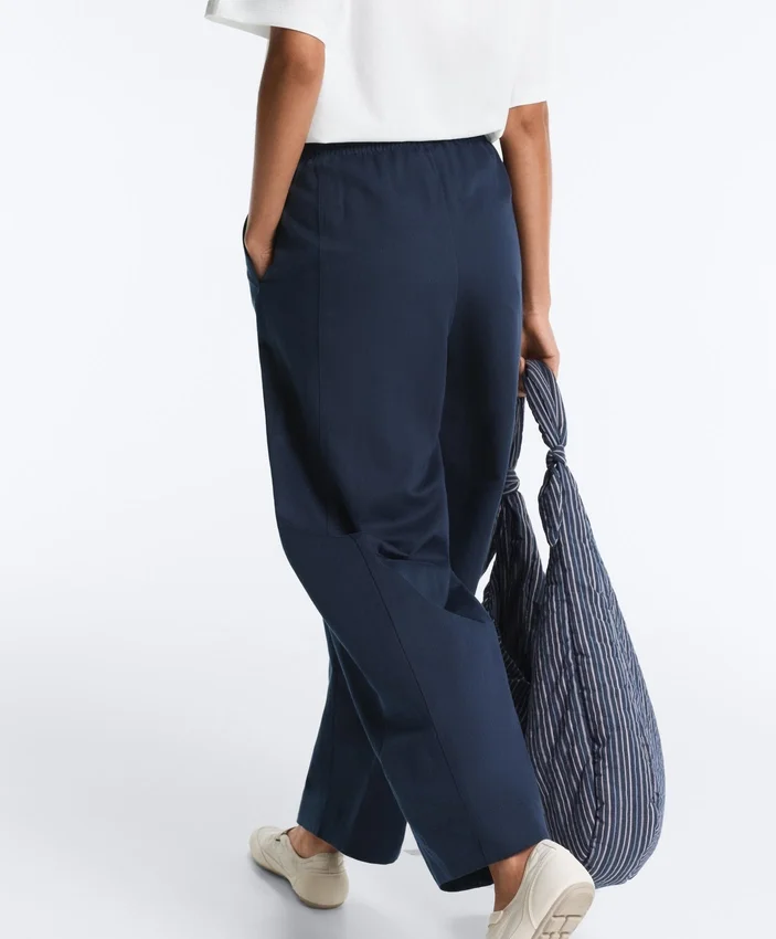 Pantaloni balon din amestec de bumbac Pantaloni balon din amestec de bumbac