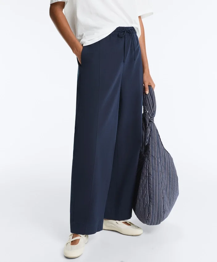 Pantaloni balon din amestec de bumbac Pantaloni balon din amestec de bumbac