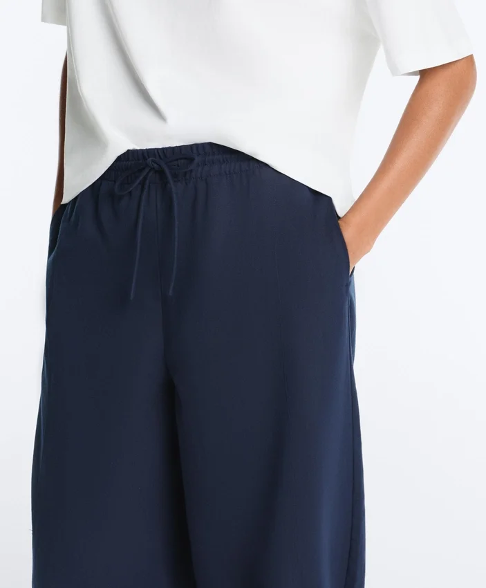 Pantaloni balon din amestec de bumbac Pantaloni balon din amestec de bumbac