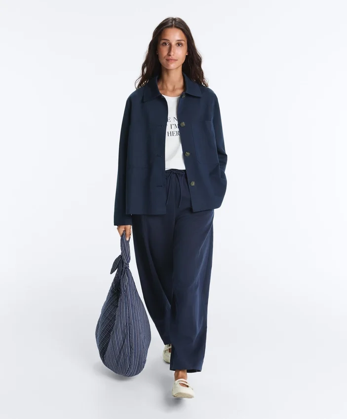 Pantaloni balon din amestec de bumbac Pantaloni balon din amestec de bumbac