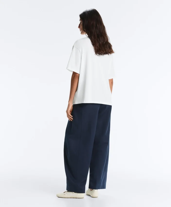 Pantaloni balon din amestec de bumbac Pantaloni balon din amestec de bumbac