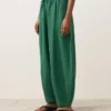 Pantaloni balon din amestec de lyocell și 24% in, cu cusături Pantaloni balon din amestec de lyocell și 24% in, cu cusături