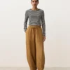 Pantaloni balon din amestec de lyocell și 24% in, cu cusături Pantaloni balon din amestec de lyocell și 24% in, cu cusături