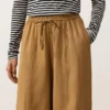 Pantaloni balon din amestec de lyocell și 24% in, cu cusături Pantaloni balon din amestec de lyocell și 24% in, cu cusături