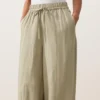 Pantaloni balon din amestec de lyocell și 24% in, cu cusături Pantaloni balon din amestec de lyocell și 24% in, cu cusături