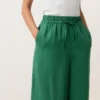 Pantaloni balon din amestec de lyocell și 24% in, cu cusături Pantaloni balon din amestec de lyocell și 24% in, cu cusături