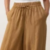 Pantaloni balon din amestec de lyocell și 24% in, cu cusături Pantaloni balon din amestec de lyocell și 24% in, cu cusături