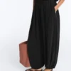 Pantaloni balon din amestec de modal