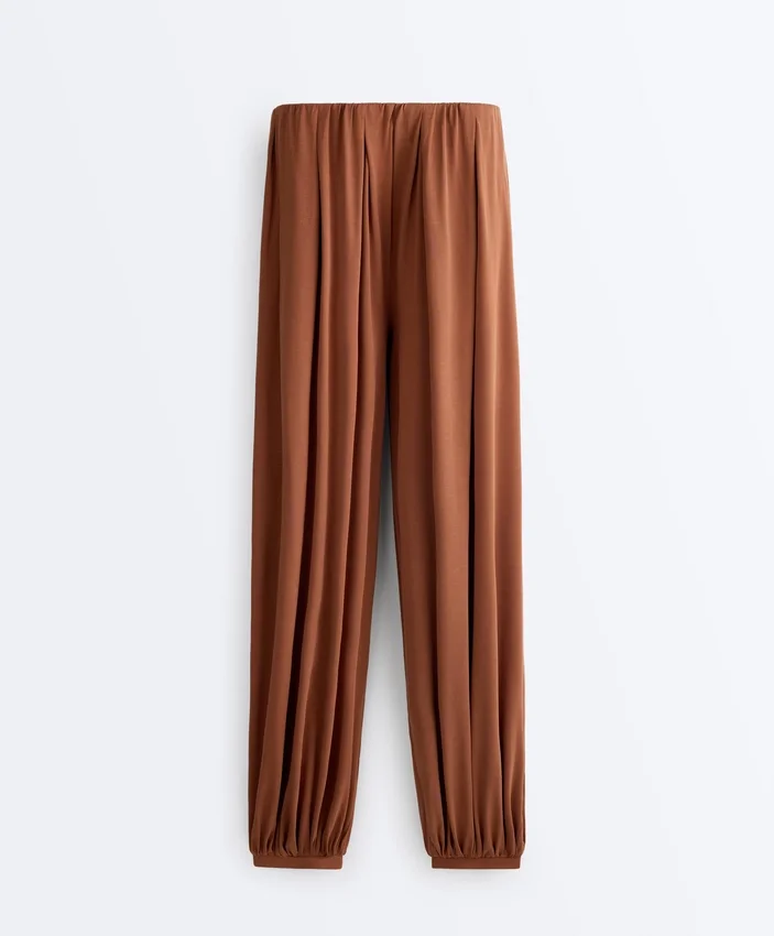 Pantaloni balon din amestec de modal Pantaloni balon din amestec de modal