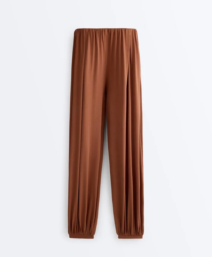 Pantaloni balon din amestec de modal Pantaloni balon din amestec de modal