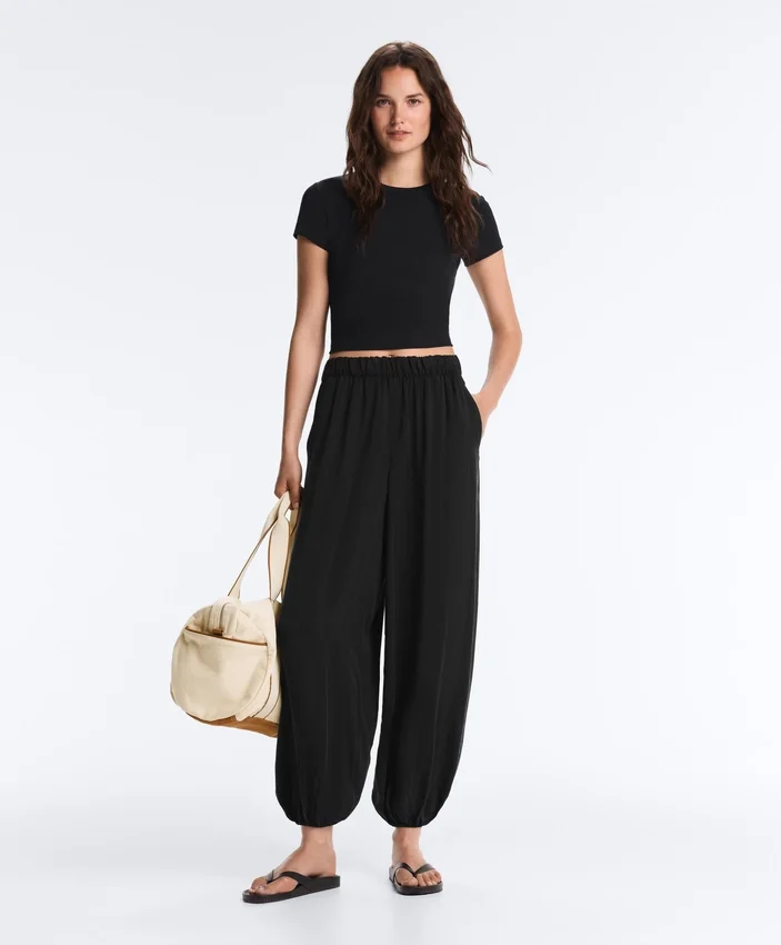 Pantaloni bloomer 100% cupro Pantaloni bloomer 100% cupro