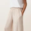 Pantaloni bloomer cu dungi din 100% in Pantaloni bloomer cu dungi din 100% in