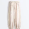 Pantaloni bloomer cu dungi din 100% in Pantaloni bloomer cu dungi din 100% in