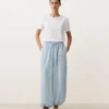 Pantaloni bloomer cu dungi din amestec de modal Pantaloni bloomer cu dungi din amestec de modal