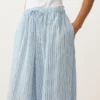 Pantaloni bloomer cu dungi din amestec de modal Pantaloni bloomer cu dungi din amestec de modal