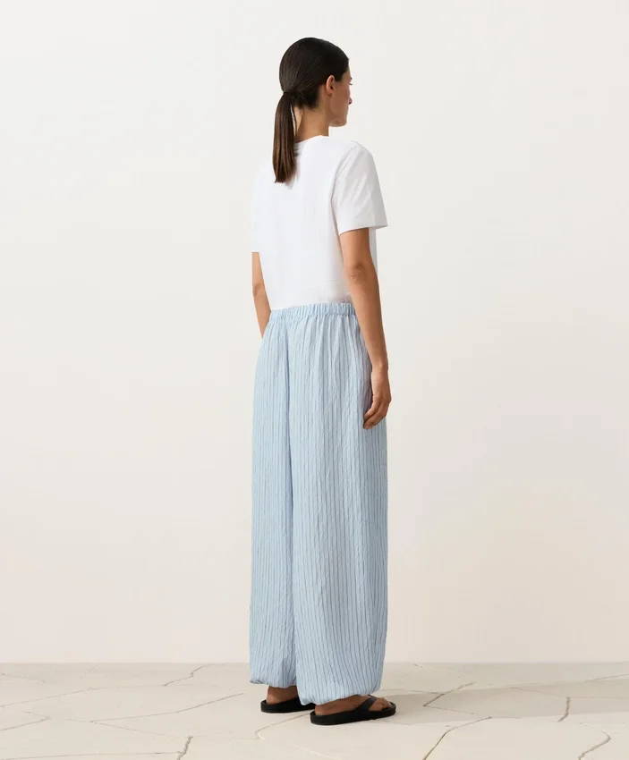 Pantaloni bloomer cu dungi din amestec de modal Pantaloni bloomer cu dungi din amestec de modal