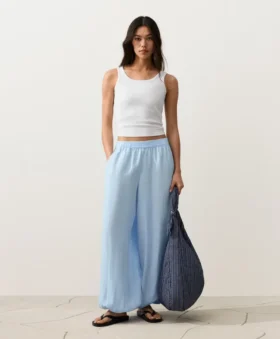 Pantaloni bloomer din 100% in
