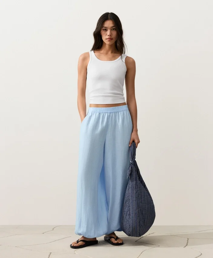 Pantaloni bloomer din 100% in Pantaloni bloomer din 100% in