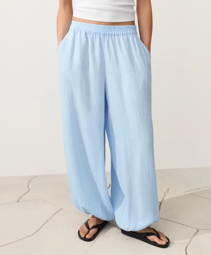 Pantaloni bloomer din 100% in Pantaloni bloomer din 100% in
