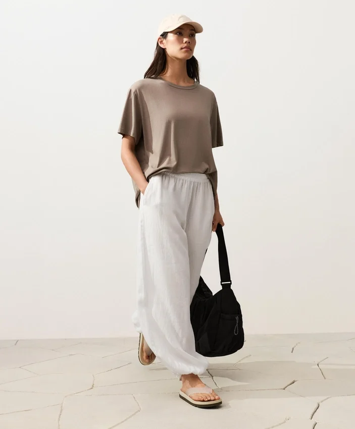 Pantaloni bloomer din 100% in Pantaloni bloomer din 100% in