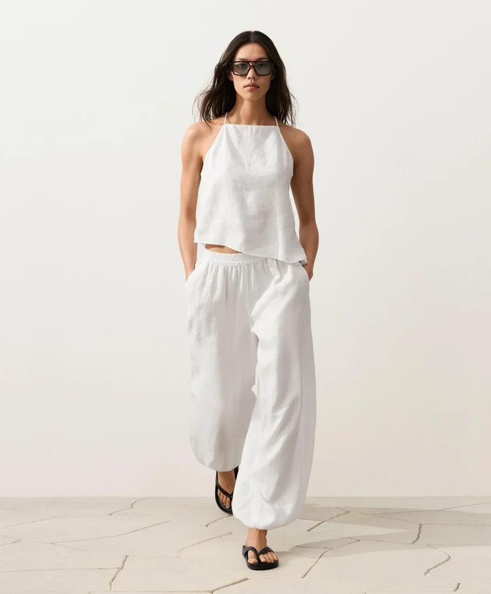 Pantaloni bloomer din 100% in Pantaloni bloomer din 100% in
