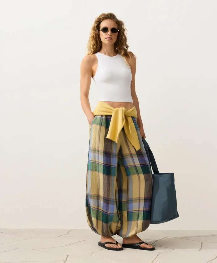 Pantaloni bloomer din 100% in Pantaloni bloomer din 100% in