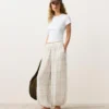 Pantaloni bloomer din amestec de in și lyocell Pantaloni bloomer din amestec de in și lyocell