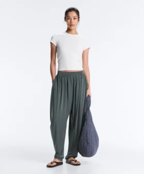 Pantaloni bloomer din amestec de modal