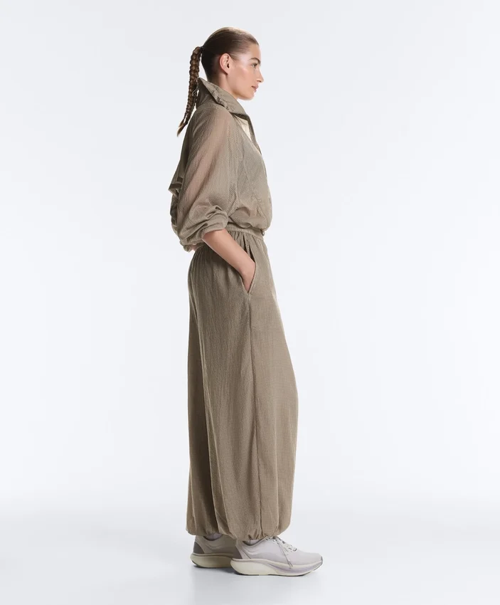 Pantaloni bloomer tehnici în carouri Pantaloni bloomer tehnici în carouri