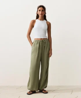 Pantaloni cargo 100% in