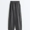 Pantaloni cargo in nailon hidrofug Pantaloni cargo in nailon hidrofug