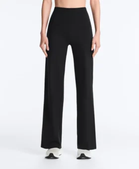 Pantaloni Comfortlux cu talie înaltă și croi drept
