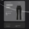 Pantaloni Comfortlux cu talie înaltă și croi evazat, cu fundă Pantaloni Comfortlux cu talie înaltă și croi evazat, cu fundă