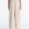 Pantaloni conici plisați din bumbac 100% Pantaloni conici plisați din bumbac 100%