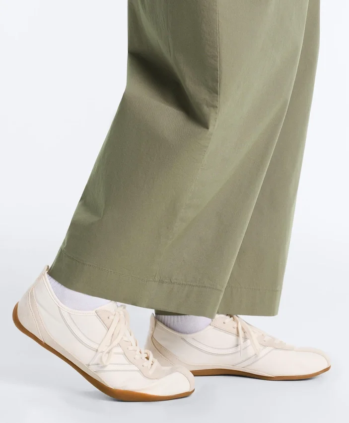 Pantaloni conici plisați din bumbac 100% Pantaloni conici plisați din bumbac 100%