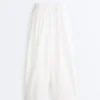 Pantaloni conici plisați din bumbac 100% Pantaloni conici plisați din bumbac 100%