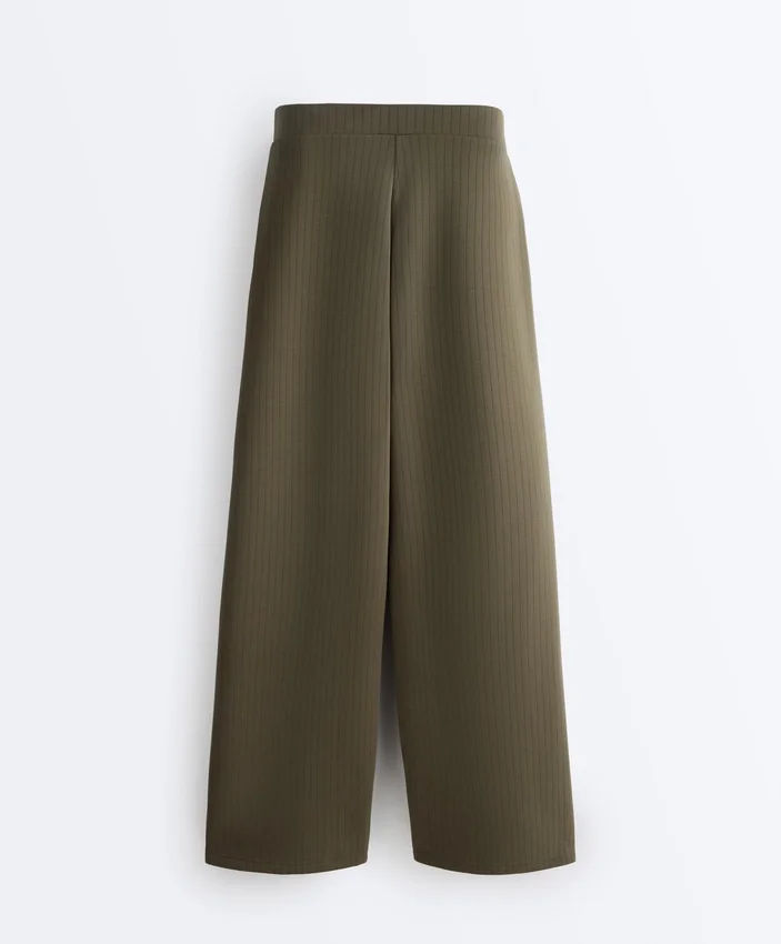 Pantaloni cu croi drept, cu dungi, din modal moale Soft Touch Pantaloni cu croi drept, cu dungi, din modal moale Soft Touch
