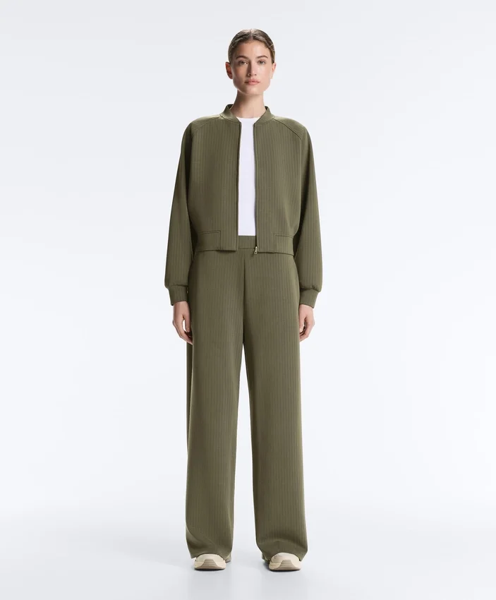 Pantaloni cu croi drept, cu dungi, din modal moale Soft Touch Pantaloni cu croi drept, cu dungi, din modal moale Soft Touch