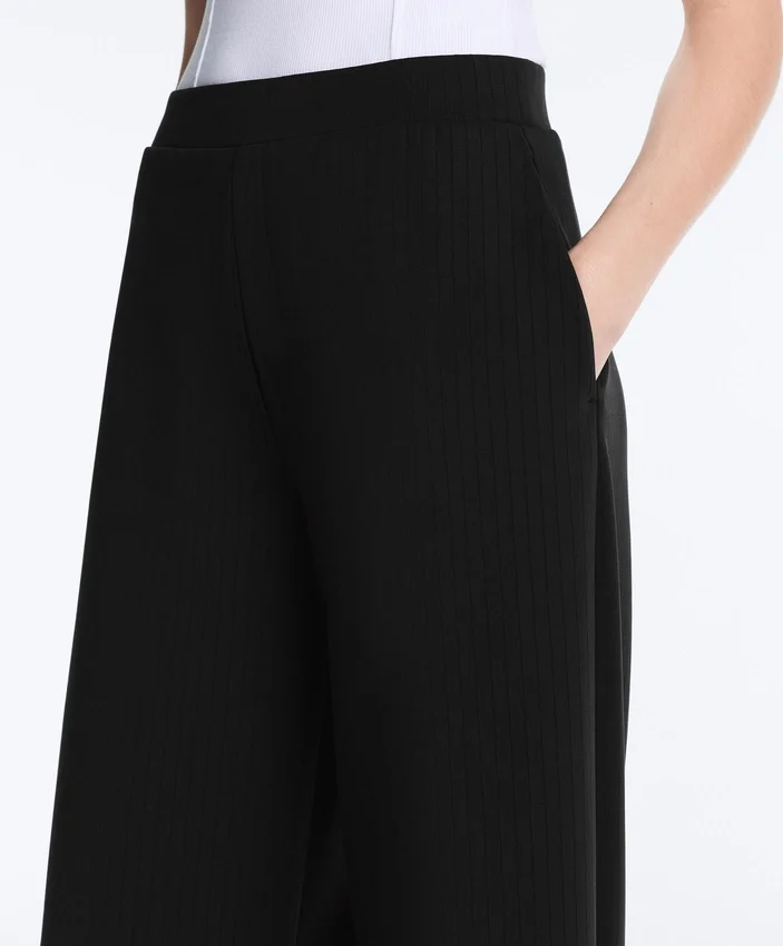 Pantaloni cu croi drept, cu dungi, din modal moale Soft Touch Pantaloni cu croi drept, cu dungi, din modal moale Soft Touch