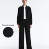 Pantaloni cu croi drept, cu dungi, din modal moale Soft Touch Pantaloni cu croi drept, cu dungi, din modal moale Soft Touch