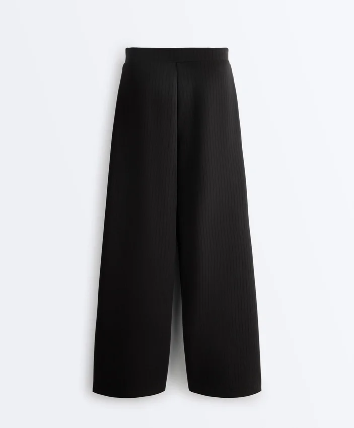Pantaloni cu croi drept, cu dungi, din modal moale Soft Touch Pantaloni cu croi drept, cu dungi, din modal moale Soft Touch