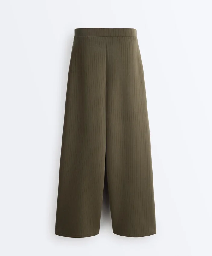 Pantaloni cu croi drept, cu dungi, din modal moale Soft Touch Pantaloni cu croi drept, cu dungi, din modal moale Soft Touch