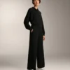 Pantaloni cu croi drept, cu nasturi și bordură din modal Soft Touch Pantaloni cu croi drept, cu nasturi și bordură din modal Soft Touch