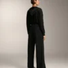 Pantaloni cu croi drept, cu nasturi și bordură din modal Soft Touch Pantaloni cu croi drept, cu nasturi și bordură din modal Soft Touch