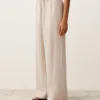 Pantaloni cu croi drept din 100% in Pantaloni cu croi drept din 100% in