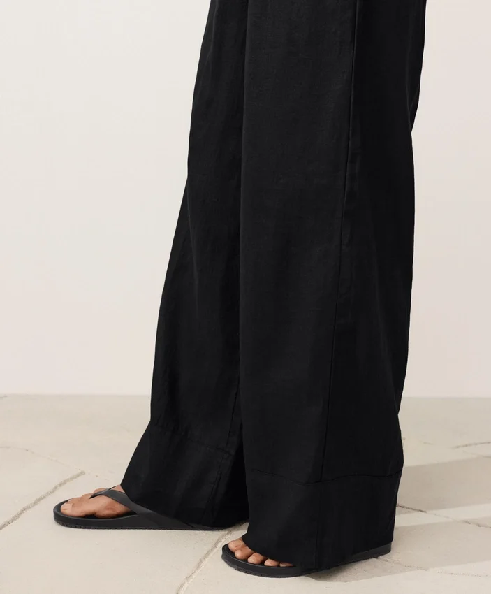 Pantaloni cu croi drept din 100% in Pantaloni cu croi drept din 100% in