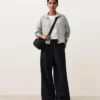 Pantaloni cu croi drept din 100% in Pantaloni cu croi drept din 100% in